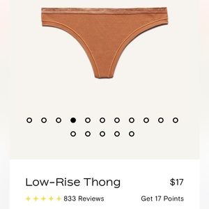 Knickey low rise thong XS